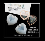 Heart trinket box mould | Trinket box | Hear shape mould | Silicon mould | resin mould | UV resin mould