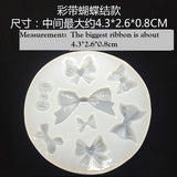 Ribbons (big) mold | Silicon mold | Cabochon ribbon mold | Resin mould