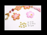 Sakura inclusion | Gold Sakura embellishment | Sakura accent | Resin inclusion