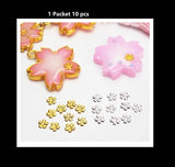 Sakura inclusion | Gold Sakura embellishment | Sakura accent | Resin inclusion