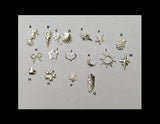 20pcs seashell Silver inclusion | Seashell inclusion | Resin inclusion