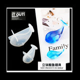 Whale mould | 3D mould | Silicon mould | Kawaii mould | UV resin mould | UV resin craft | Resin mould | DIY mould